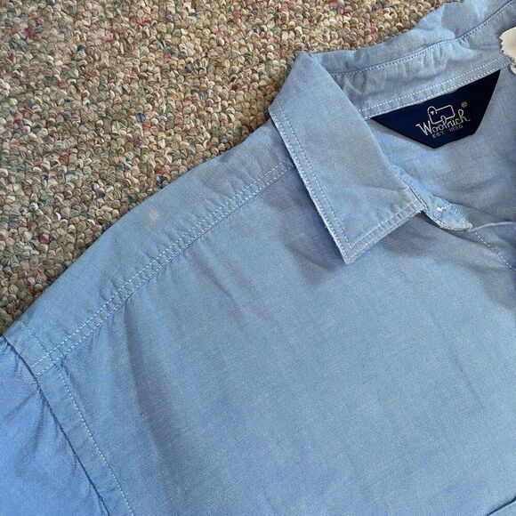 Vintage Woolrich Men’s Buttondown Short Sleeve Shirt - Picture 7 of 9